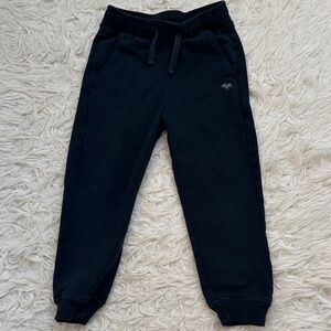 abercrombie kids Black Sweat Joggers with Logo